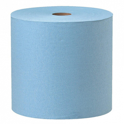 Протирочный нетканый материал KIMBERLY-CLARK Wypall X60, 1100 листов в рулоне, 31,5х34 см, голубой, 34965
