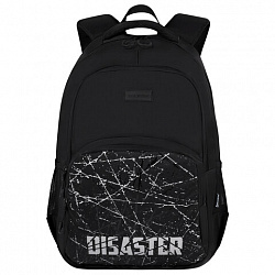 Рюкзак BRAUBERG CONCEPT универсальный, 2 отделения, светоотражающий принт, "Disaster", 45х30х18 см, 273848