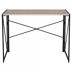 Стол на металлокаркасе BRABIX "LOFT CD-002", 1000х500х750 мм, складной, цвет дуб натуральный, 641214