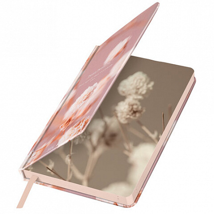 Ежедневник датированный 2026 А5 138x213 мм, BRAUBERG "Vista", под кожу твердый, "Tenderness", 117455