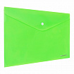Папка-конверт с кнопкой А4, КОМПЛЕКТ 8 шт., яркие неоновые цвета ассорти, BRAUBERG "NEON", 272871
