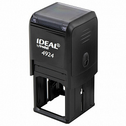 Оснастка для печатей оттиск D=40 мм и штампов 40х40 мм, оттиск синий, TRODAT IDEAL 4924 P2, 178033