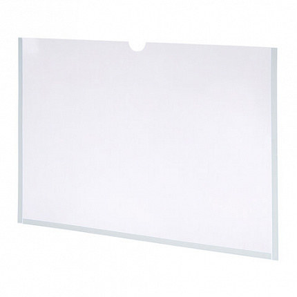 Карманы информационные самоклеящиеся, А4, горизонтальные, КОМПЛЕКТ 10 шт., ПЭТ, 0,3 мм, STAFF, 291281