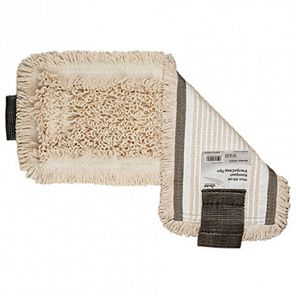 Насадка МОП плоская для держателя 40 см, уши (ТИП УВ), хлопок / полиэстер, VILEDA "УльтраСпидКонтракт", 167275