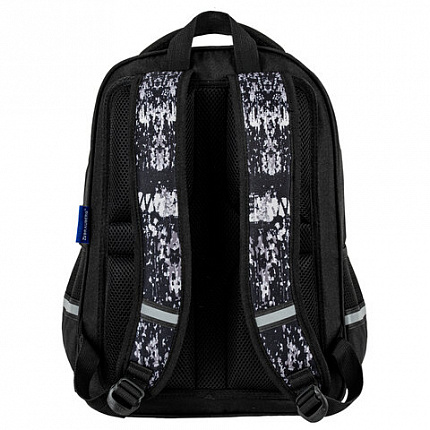 Рюкзак BRAUBERG SOFT, 2 отделения, 3 кармана, "Don't be afraid", СВЕТЯЩИЙСЯ, 40х31х15 см, 271364