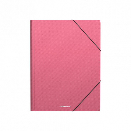Папка на резинках ERICH KRAUSE "Diagonal Pastel", до 300 листов, ассорти, 600 мкм, 50400