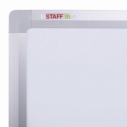 Доска магнитно-маркерная НА СТЕНДЕ 100х150 см, 2-сторонняя, STAFF, 238012