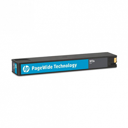 Картридж струйный HP (F6T81AE) PW Pro 477dw/452dw, №973X, голубой, увеличенный ресурс 7000 страниц, оригинальный