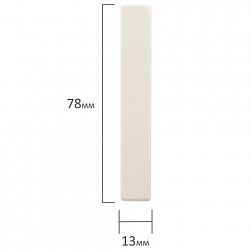 Мел белый квадратный 100 штук, ПИФАГОР, картонная упаковка, 227440