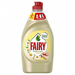 Средство для мытья посуды, 450 мл, FAIRY (Фейри) "Ромашка и витамин Е"