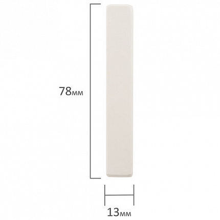 Мел белый ПИФАГОР, набор 100 шт., квадратный, 227440