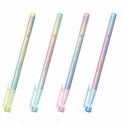 Ручка гелевая BRAUBERG GRADE PASTEL, СИНЯЯ, игольчатый узел 0,5 мм, линия письма 0,3 мм, 144284