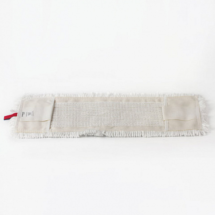 Насадка МОП плоская для швабры/держателя 50 см, уши/карманы (ТИП У/К), петлевая микрофибра, LAIMA EXPERT, 605316