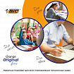 Ручки шариковые BIC "Orange Fine", НАБОР 8 шт., СИНИЕ, линия письма 0,32 мм, пакет, 919228/516351