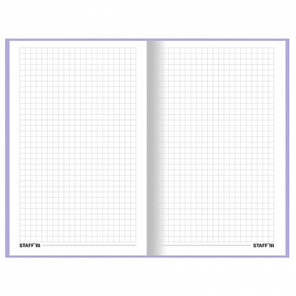 Блокнот А5 134х206 мм, 80 л., твердый, клетка, выборочный лак, STAFF, "Beagles", 114424