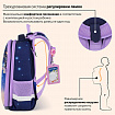 Ранец BRAUBERG PREMIUM, 2 отделения, с брелоком, "Кот с бабочками", СВЕТЯЩИЙСЯ, 38х29х16 см, 273099