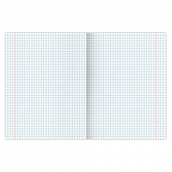 Тетрадь 24 л. BRAUBERG КЛАССИКА, клетка, обложка картон, ЧЕРНАЯ, 106649