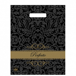 Пакет с вырубной ручкой ПВД, 37х30 см, "Перфекто Шайн", 90 мкм, н00112589