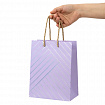 Пакет подарочный (1 штука) 18х10х23 см (M), "Leather Bag", ассорти, с тиснением, ЗОЛОТАЯ СКАЗКА, 700811
