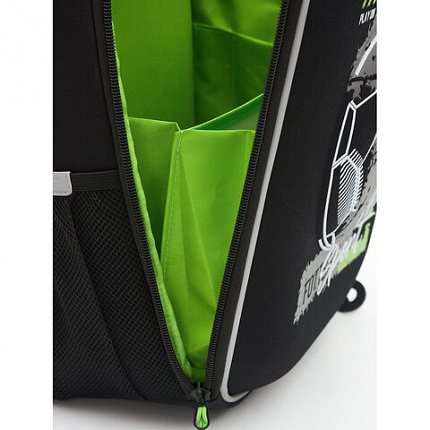 Ранец GRIZZLY анатомическая спинка, облегченный, 1 отделение, для мальчиков, "PLAY ON", 37х26х16 см, RAw-497-9/1