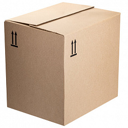 Гофрокороб, длина 370 мм х ширина 300 мм х высота 360 мм, марка Т22, профиль В, FEFCO 0202 / ГОСТ, исполнение Б, 503212