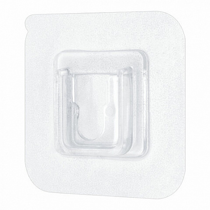 Крючки-кронштейны самоклеящиеся 6х6 см, КОМПЛЕКТ 10 шт., акриловый клей, LAIMA Home, 608794