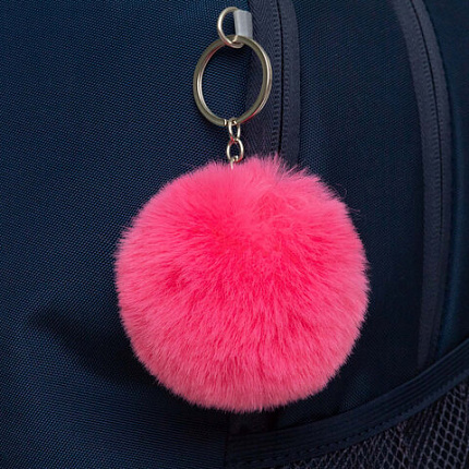 Рюкзак GRIZZLY школьный, анатомическая спинка, 2 отделения, для девочек, "STAY CHEERFUL", 38х28х18 см, RG-463-6/1