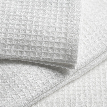 Полотно ВАФЕЛЬНОЕ отбеленное, рулон 0,45х60 м, в пакете, плотность 240 (±10) г/м2, LAIMA, 609579