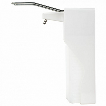 Дозатор локтевой для жидкого мыла и геля-антисептика, с еврофлаконом 1 л, LAIMA, ABS-пластик, 607325, X-2265