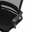 Кресло CROMEX (КРОМЕКС) "Debut CH-697", ХРОМ, с подлокотниками, механизм качания, сетка/ткань TW, черное, 533068