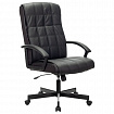 Кресло офисное BRABIX "Quadro EX-524", компактная упаковка, экокожа, черное, 532104