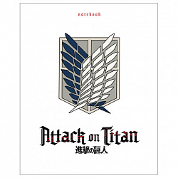 Тетрадь А5, 48 л., HATBER скоба, клетка, обложка картон, "Атака Титанов_Выпуск №1" (микс в спайке), 083429, 48Т5В1