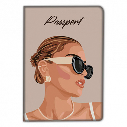 Обложка для паспорта "Cool Mix", 10 дизайнов ассорти, цветной принт, ПВХ, STAFF, 238340