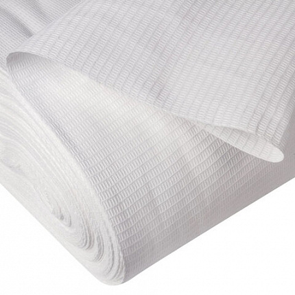 Полотно ВАФЕЛЬНОЕ, Узбекистан, отбеленное, рулон 0,45х50 м, плотность 200 (±10) г/м2, в пакете, LAIMA, 607528