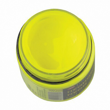 Краска акриловая флуоресцентная "Декола", банка 50 мл, лимонная, Невская Палитра, 4328214