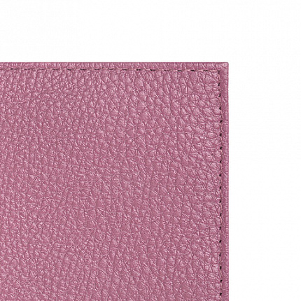 Обложка для паспорта натуральная кожа флоттер, кожаный уголок, пудрово-розовая, BRAUBERG, 238861