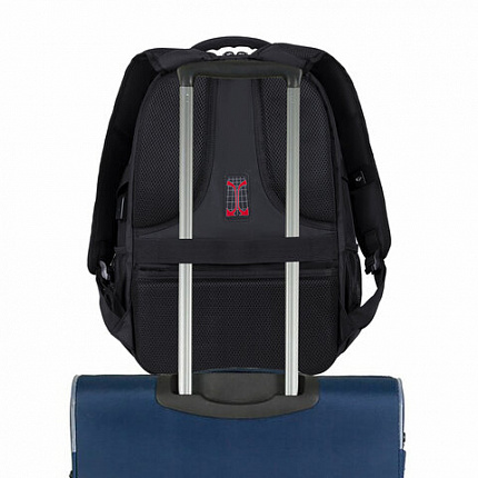 Рюкзак GERMANIUM UPGRADE универсальный, 3 отделения, отделение для ноутбука, USB-порт, "UP-2", черный, 47х33х21 см, 271666