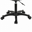 Кресло стул BRABIX "Eames MG-310 PL", пластик черный, экокожа черная, 532927