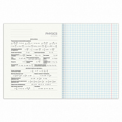 Тетрадь предметная "SPORT CLUB" 48 л., обложка картон, ФИЗИКА, клетка, подсказ, BRAUBERG, 40480, 404804