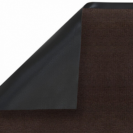 Коврик придверный 40х60 см, КОРИЧНЕВЫЙ, влаго-грязезащитный, 300 г/м2, рубчик, PRIMILA (ПРИМИЛА) STANDARD, 701014