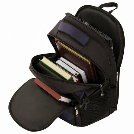 Рюкзак BRAUBERG FUNCTIONAL с отделением для ноутбука, 2 отделения, крепление на чемодан, "Practic", 48х20х32 см, 229874