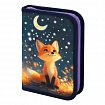 Пенал BRAUBERG, 1 отделение, 1 откидная планка, полиэстер, 21х14 см, "Dreaming fox", 274595