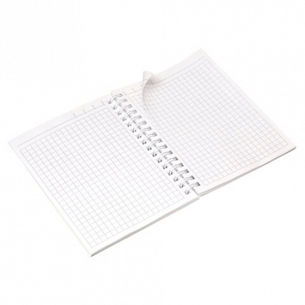 Блокнот МАЛЫЙ ФОРМАТ А6, 80 л., гребень, бумвинил "METALLIC", клетка, HATBER, коричневый, 086312, 80ЗК6бвВ1гр