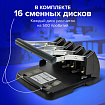 Дырокол на 4 отверстия металлический МОЩНЫЙ BRAUBERG "Heavy Duty Extra", до 150 л., 270555