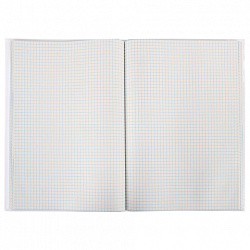 Книга учета 96 л., клетка, твердая, картон, глянцевая, типографский блок, А4 200х290 мм, STAFF, 130220