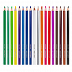 Карандаши цветные BRAUBERG PREMIUM, 18 цветов, трехгранные, грифель 3,3 мм, натуральное дерево, 181652