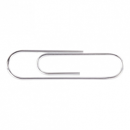 Скрепки ОФИСМАГ, 28 мм, никелированные, 100 шт., в картонной коробке, Россия, 222094