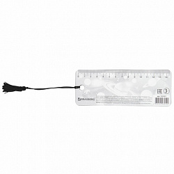 Закладка для книг с линейкой 3D-ОБЪЕМНАЯ BRAUBERG, "Вселенная", с декоративным шнурком, 125757