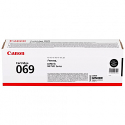 Картридж лазерный CANON (069BK) i-SENSYS MF752Cdw/MF754Cdw, черный, ресурс 2100 стр., ОРИГИНАЛЬНЫЙ, 5094C002