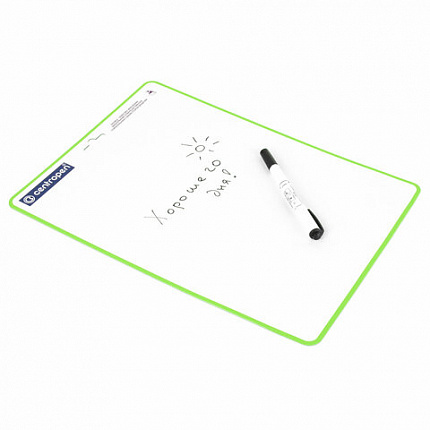 Доска двусторонняя маркерная А3 (340х480 мм), КЛЕТКА, 1 маркер + салфетка, CENTROPEN, 7789, 5 7789 0185